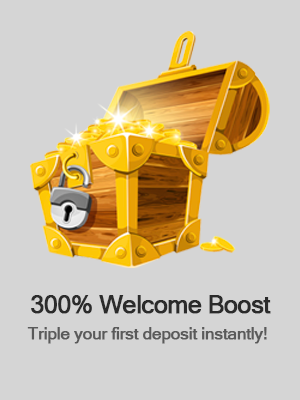 300% Welcome Bonus